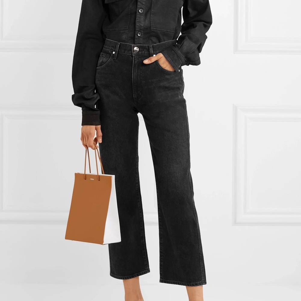 GOLDSIGN “CROPPED A” STRAIGHT DENIM
